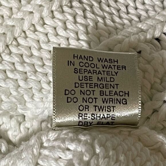 Leo and Nicole White Knit Sweater - Picture 9 of 9